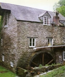 Trevillett Mill Tintagel - once had two o-shot waterwheels in line