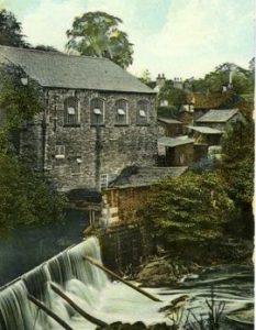 Old Corn Mill and Weir, Marple-Bridge