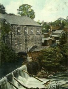 Old Corn Mill and Weir, Marple-Bridge