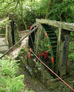 Wheal Martyn 18ft waterwheel China clay museum - 2
