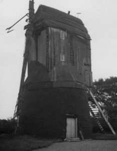 Post mill, South Skirlaugh, in a derelict condition