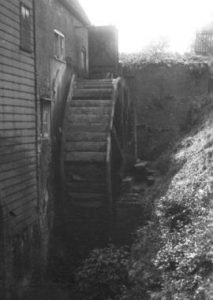 Court Mill, Steyning, with waterwheel
