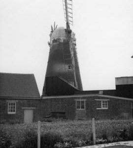 John Baker's Mill, Barnham, in a disused condition