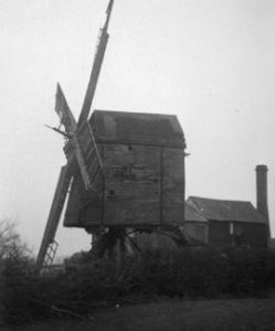 Post mill, Bozeat, in a disused condition