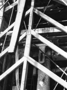 Post mill, Nutley, under repair