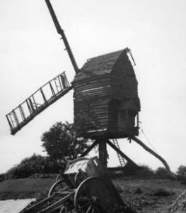 Post mill, Alconbury, derelict