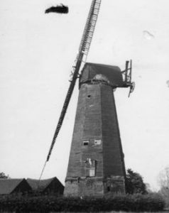 Outwood Smock Mill, Outwood, derelict
