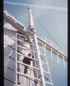 Men working on sails, Jill Mill, Clayton