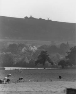 Pictorial view of 'Jill' post mill and 'Jack' tower mill 1of 2