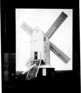 Post mill, Lancing, in working order