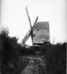 Oldland Mill, Keymer, with sails