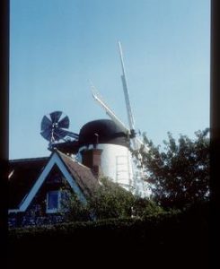 House conversion with sails, Waterhall Mill, Patcham