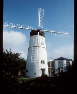 House conversion with sails, Waterhall Mill, Patcham