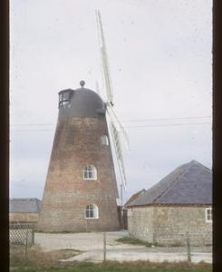 Medmerry Mill, Selsey, preserved with sails