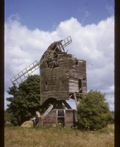 Lowfield Heath Mill, Charlwood, derelict