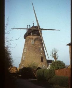 Messing Maypole Mill, Tiptree, disused with cap and stocks