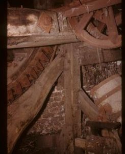 Interior, tower mill, Clifton, Lancashire