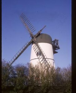 House conversion with one sail missing following storm damage, Waterhall Mill, Patcham