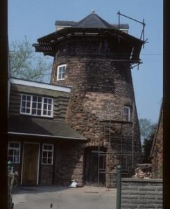 House conversion with new conical roof recently fitted, Corley Moor Mill, Fillongley