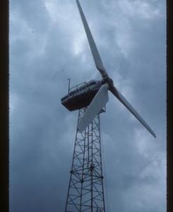 Modern propellor-type wind turbine