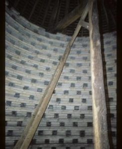 Interior of dovecote