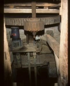 Interior of watermill
