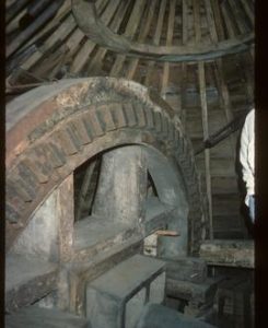 Interior of cap, Maud Foster Mill, Boston