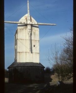 Jill Mill, Clayton, with sail frames removed for repair