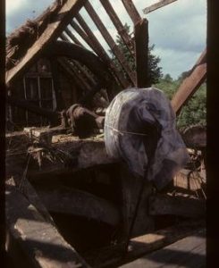 Sawmill, Gunton Park, derelict and roofless