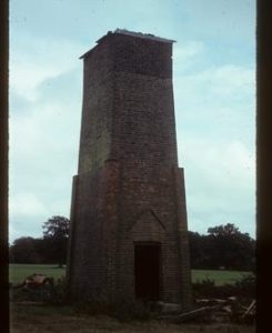 Unidentified industrial structure resembling chimney