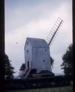 Oldland Mill, Keymer, derelict, with two sails