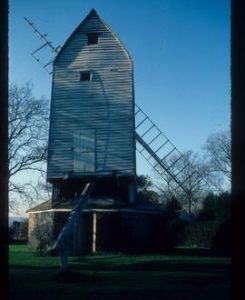 Oldland Mill, Keymer, derelict, with two sails