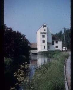 Littlebourne Mill, Littlebourne, Canterbury, preserved, bearing "HOVIS" sign