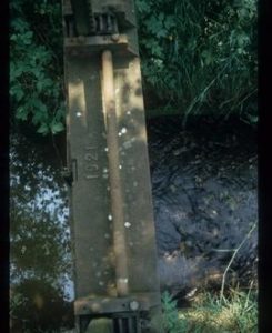 Sluice gate and controls, Batemans Mill, Burwash