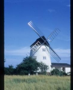 House conversion with sails, Gibbet Mill, Great Saughall