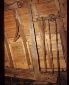 Interior, post mill, Chillenden