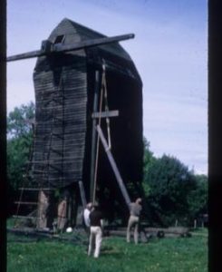 Post mill, Nutley, derelict