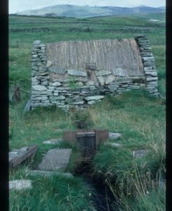 Exterior of preserved Norse watermill