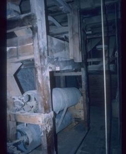 Interior of watermill
