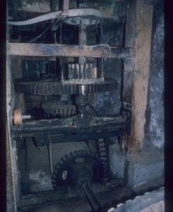 Interior of watermill