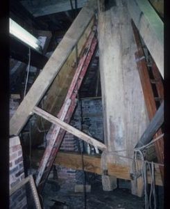 Interior view of roundhouse, Oldland Mill, Keymer