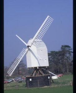 Post mill under reconstruction