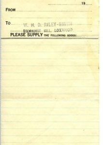 Anonymous, Order Form