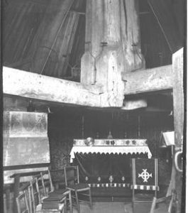 Interior view of chapel, Reigate Heath Mill, Reigate