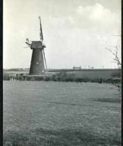 Guston tower mill, 1 April 1954