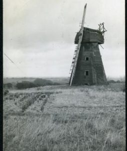 Nothbourne old smock mill, 2 April 1954