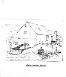 Staunton on Arrow farmer's watermill, Herefs. Bk 19, no 16.