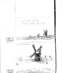 Acle drainage mills, Norfolk.  Bk 12, no 20.