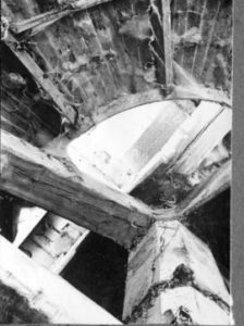 Interior of round house, Woolpit mill
