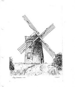 Long Crendon tower mill c.1905.